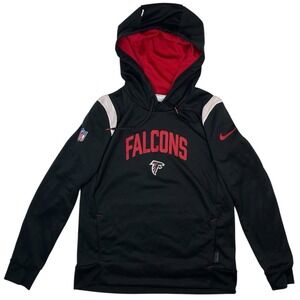 Atlanta Falcons Sweatshirt NIKE Therma-Fit Hoodie Men's Small‎ EUC Football